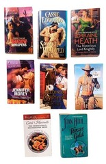 Lot of 9 Romance Paperbacks – Harlequin or Silhouette Style