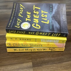 Reese’s Book Club LOT 4 TRADE PB Books PSYCHOLOGICAL THRILLERS Lucy Foley etc.