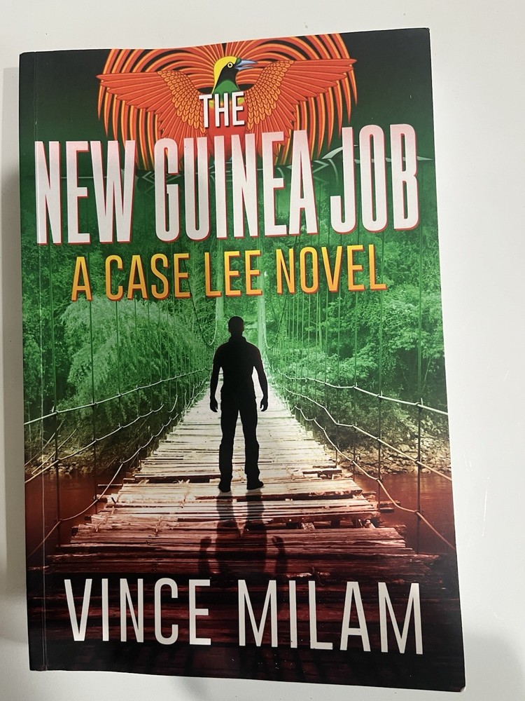 The New Guinea Job by Vince Milam Trade Paperback Fiction Case Lee Series