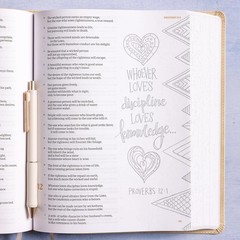 CSB Illustrator’s Notetaking Bible – Large Print, Luxurious LeatherTouch Cover