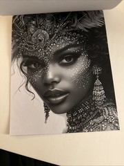 adult coloring book Boho Beauties 8 X 11 1/2 NEW Shipping Included