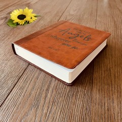 Custom Engraved ESV Journaling Study Bible, Baptism Gift for Men & Women