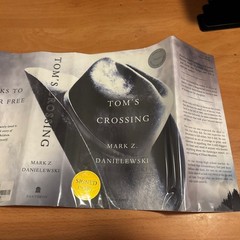 MARK Z DANIELEWSKI TOM’S CROSSING Publisher Signed 1st Edition Unread
