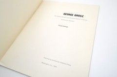 George Grosz, Hishhorn Museum, Smithsonian Institution, Exhibition Catalog, 1978