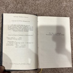 Vintage Abingdon Marriage Manual Perry Biddle, Jr 1974 Hardcover