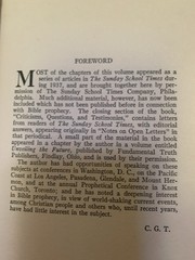 Prophecy’s Light on Today first Edition Antique hardBack