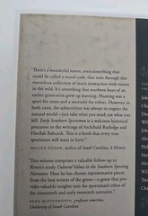 Early Southern Sports and Sportsmen 1830-1910 Jacob F Rivers III