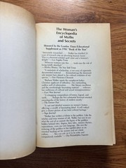 The Woman’s Encyclopedia of Myths and Secrets