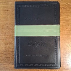 ESV MacArthur Drawing Near Devotional Bible TruTone Silver Gilt Page Edges 2013