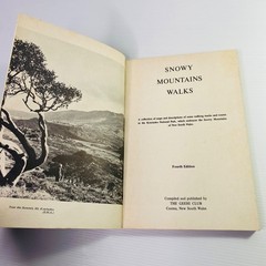 Snowy Mountains Walks Fourth 4th Edition 4E Mountain Illustrated Geehi Club Book