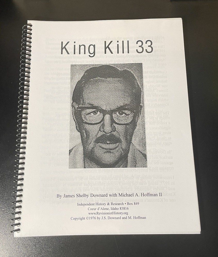 King Kill 33 Rare Editions,James Shelby Downard,Michael A.Hoffman,Complete