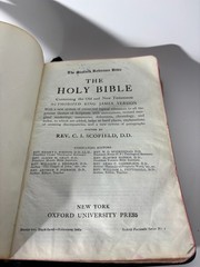 VTG 1945 HOLY BIBLE SCOFIELD REFERENCE EDITION Oxford KJV W/Tabs Morocco Leather