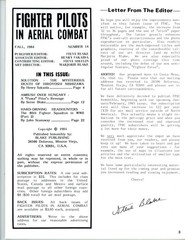 Fighter Pilots in Aerial Combat Magazine Numbers 12 & 14 Spring and Fall 1984