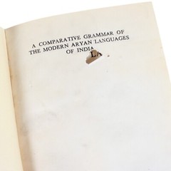 INDIA Languages Hindi Punjabi Sindhi Bengali Oriya GRAMMAR Beames 1970 Aryan HC