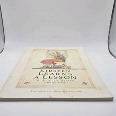 Vtg First Ed. 1986 #2 An American Girl Bk Kirsten Learns A Lesson 8.5 x 6 x 0.2