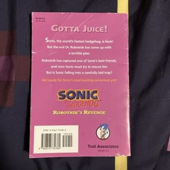 90s SEGA Sonic The Hedgehog 2 Book Lot TROLL – Robotniks Revenge Fortress Fear