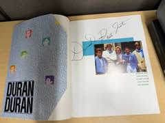 Duran Duran Photo Shot 1984 Japanese Book, Color Photos, intact with dust jacket