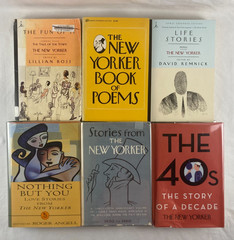 Stories from the New Yorker 6 Books 1940s ’50s ’60s Fiction Profiles Love Poetry