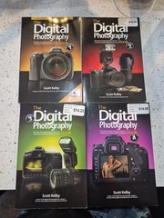 The Digital Photography Book Volume 1-4 (1 2 3 4) Scott Kelby Set of 4 Books