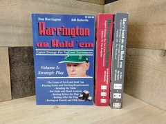 Dan Harrington On Hold Em Vols 1-3 Set Lot