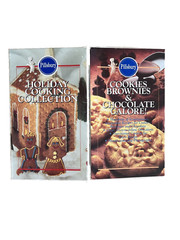 Pillsbury Box Sets Cookies Brownies Chocolate & Holiday Vtg 10 booklets 2 boxs
