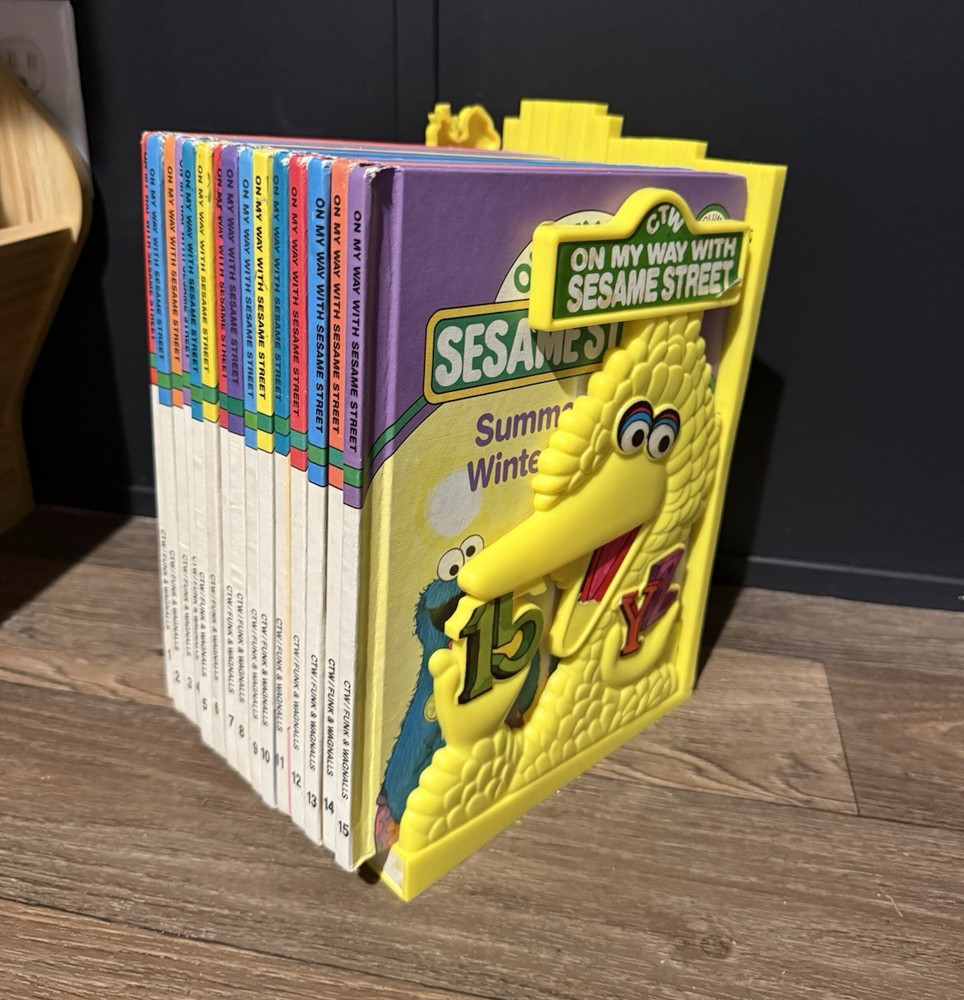 On My Way with Sesame Street Illustrated Hardcover Picture Book Set