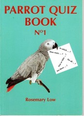 PARROT QUIZ BOOK No 1 by ROSEMARY LOW paperback 92 pages INSIGNIS pub. 1997