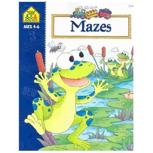 School Zone Mazes Workbook: Activity Zone- paperback, 9781589470538, School Zone