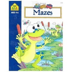 School Zone Mazes Workbook: Activity Zone- paperback, 9781589470538, School Zone