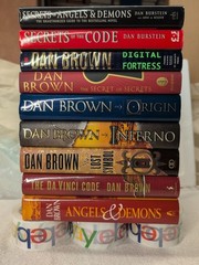 9 Vols!! ROBERT LANGDON SERIES by Dan Brown ~ Da Vinci Code & More ~ 9 Vols!!