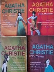 Agatha Christie LOT of 4 Ominbus paperbacks: 1920s,1930s,1940s,1960s