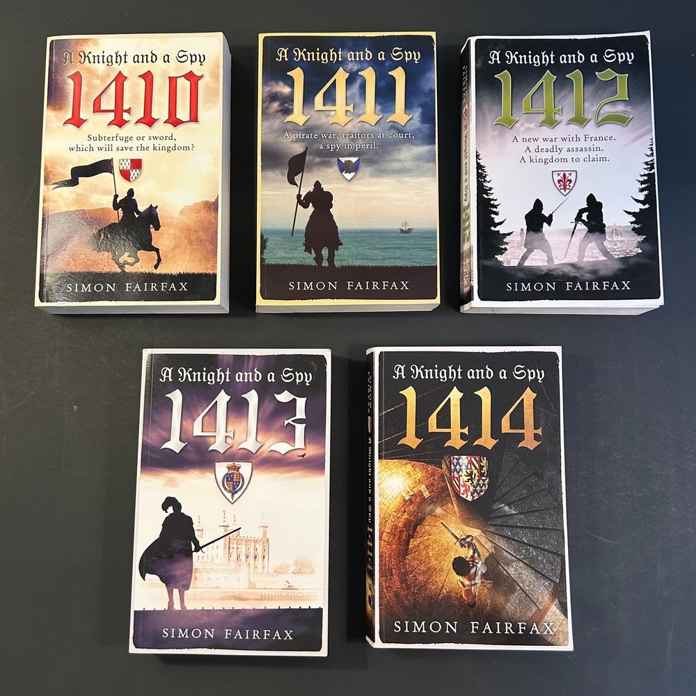 Simon Fairfax A Knight & A Spy Series Books: 1-5 1410-1414 PB Historical Fiction