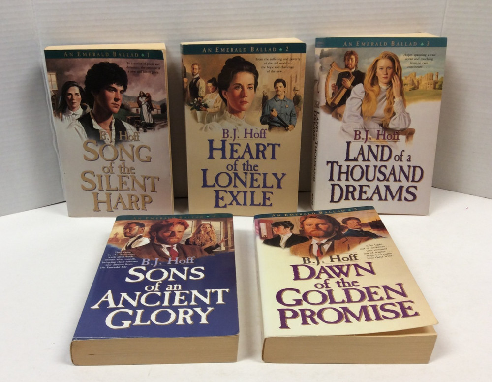 AN EMERALD BALLAD SERIES BOOKS 1-5 BJ Hoff Trade PBs
