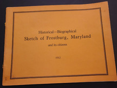 1912 Historical Biographical Book Frostburg Md And Its Citizens 62 Pages