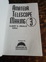 Amateur Telescope Making By Albert Ingalls Set Vol 1-3 1998