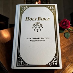 Holy Bible Comfort Edition King James Version White Hardcover KJV