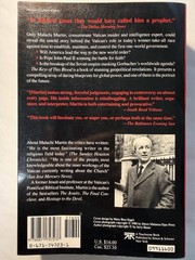 The Keys of This Blood Malachi Martin PB 1990 Vatican Russia New World Order