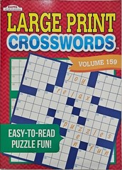 Kappa Large Print Crosswords Puzzle Books, 32 Different Volumes to Select U-PICK