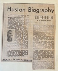 John Huston: King Rebel ~ Original Long Galleys + Reviews ~ 1963 ~ Signed