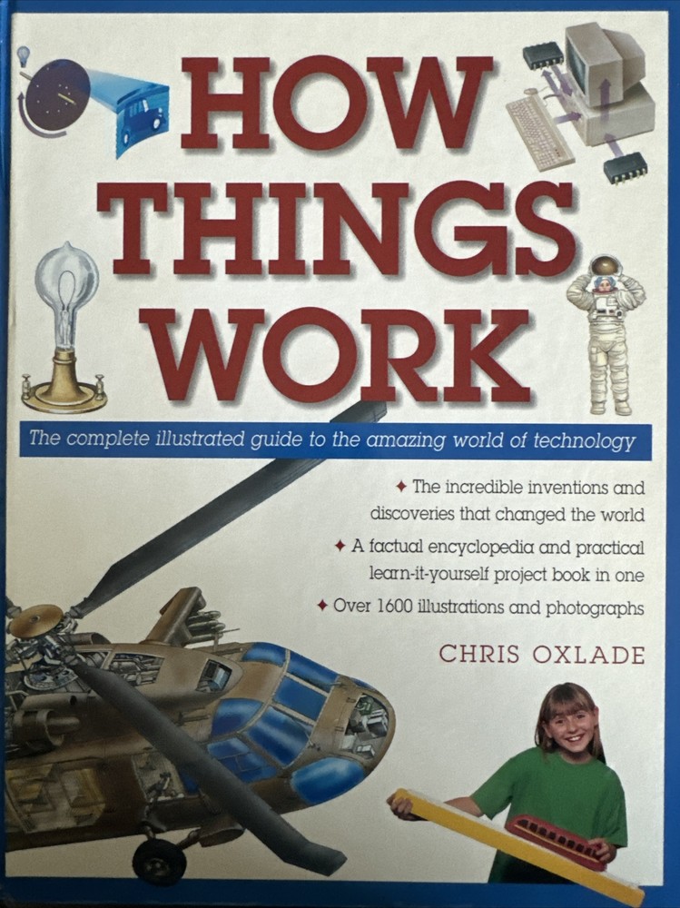 How Things Work by Oxlade, Chris Hardback Book The Fast Free Shipping