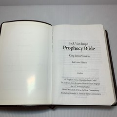 The Jack Van Impe Prophecy Bible, KJV Red Letter Limited Special Edition Leather