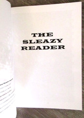 The Sleazy Reader Issue 8 – Fanzine for Vintage Adult by Justin Marriott (2018)