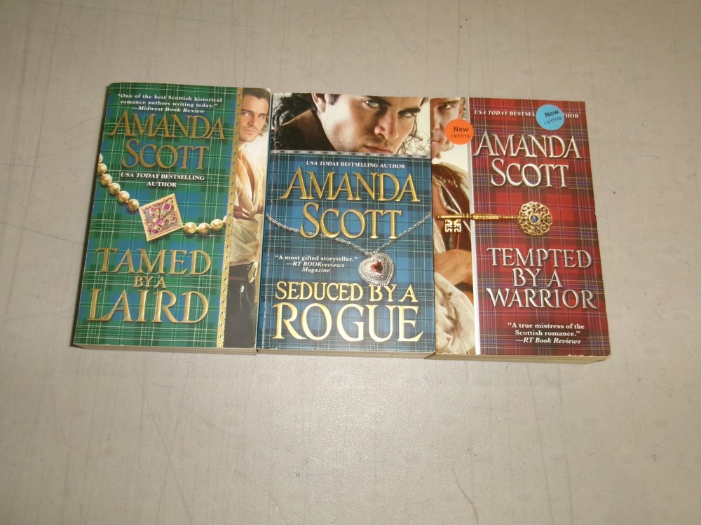 Galloway Trilogy Series by Amanda Scott (3 Book Set-Titles Below) Lot 7521