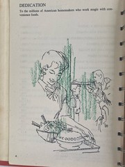 A Campbell Cookbook cooking with Soup Recipes LITHOGRAPH First Edition Good Red