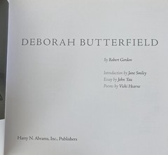 Deborah Butterfield by Robert Gordon 2003 Hardcover