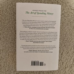 The Art of Spending Money: Simple – Hardcover, by Housel Morgan – Very Good u