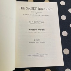 Secret Doctrine Index & Vol. II & Isis Unveiled Vols I & II by Madame Blavatsky