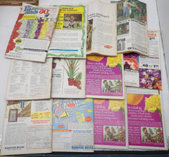 Lot of 12 Vintage Organic Gardening and Farming Magazines 1970 January-December