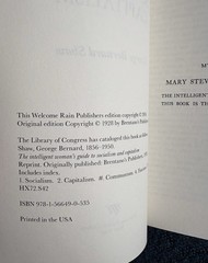 George Bernard Shaw The Intelligent Woman’s Guide to Socialism & Capitalism tpb