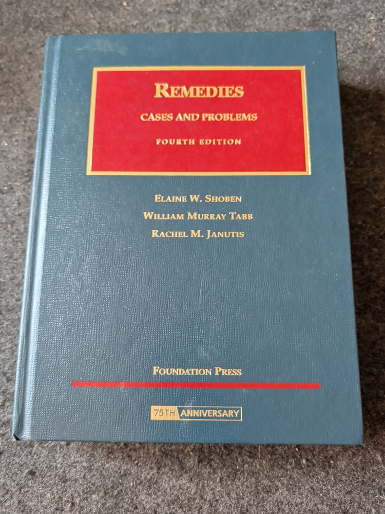 Remedies : Cases and Problems by Not Available (2008, Hardcover) (Y)